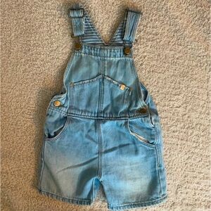 Zara Baby Boy Denim Overalls 9-12 Months